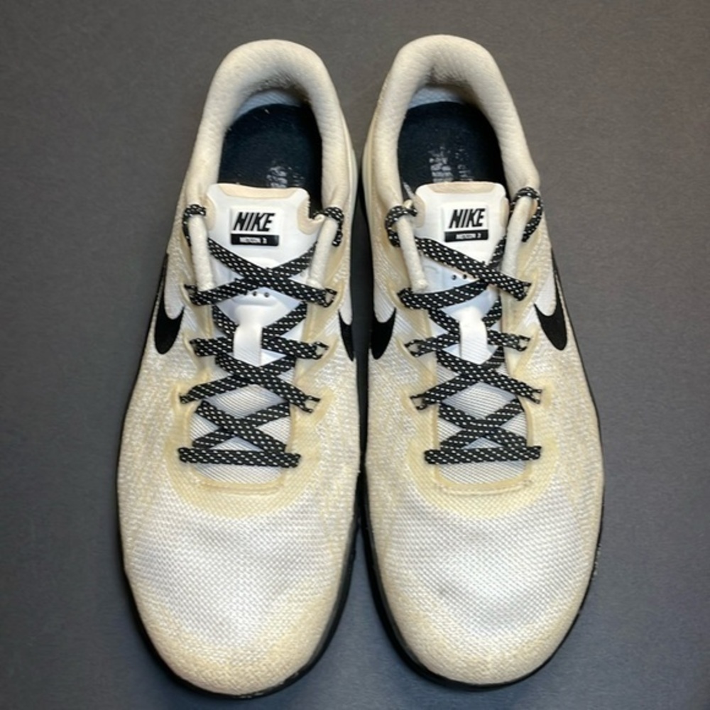 Nike Metcon 3 Women’s Cross-Training Sneakers Sz 8.5 Black/Cream